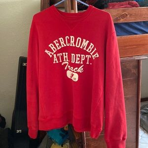 Red crew neck
